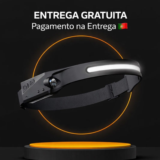 Lunixos™ | Lanterna Frontal Reach – Visão total e iluminação clara em qualquer situação
