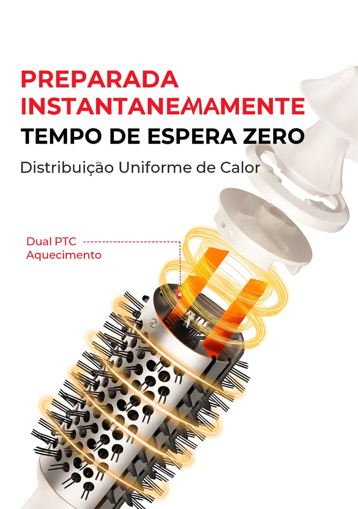 Lunixos Escova Térmica Pro