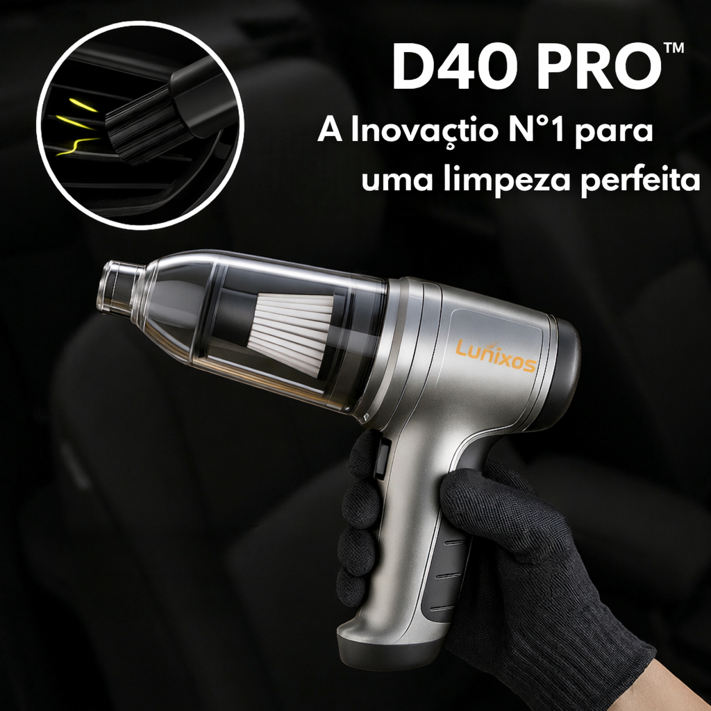 🚗 Aspirador Automóvel Sem Fios Ultra Potente — Limpeza Profunda em Qualquer Lugar