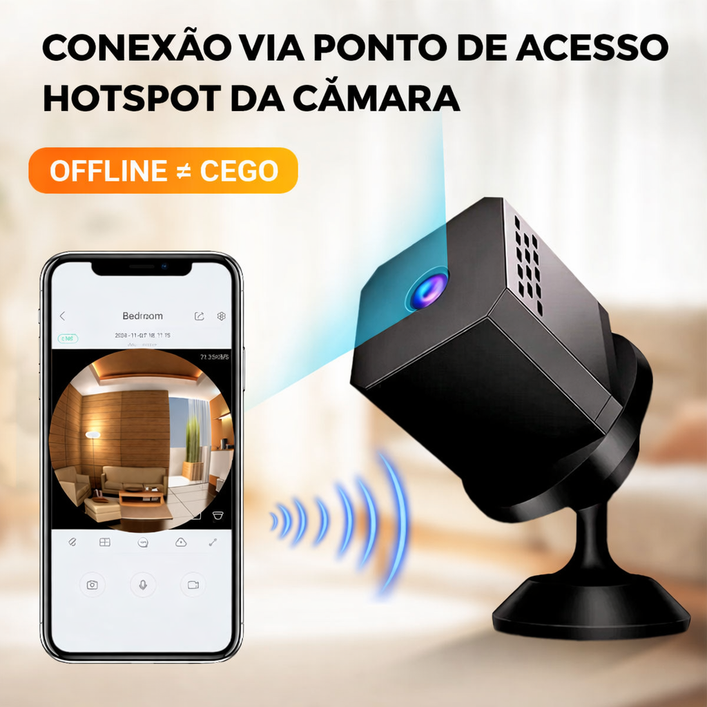 📷 Mini Câmara de Vigilância HD