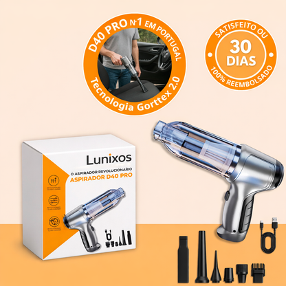 🚗 Aspirador Automóvel Sem Fios Ultra Potente — Limpeza Profunda em Qualquer Lugar