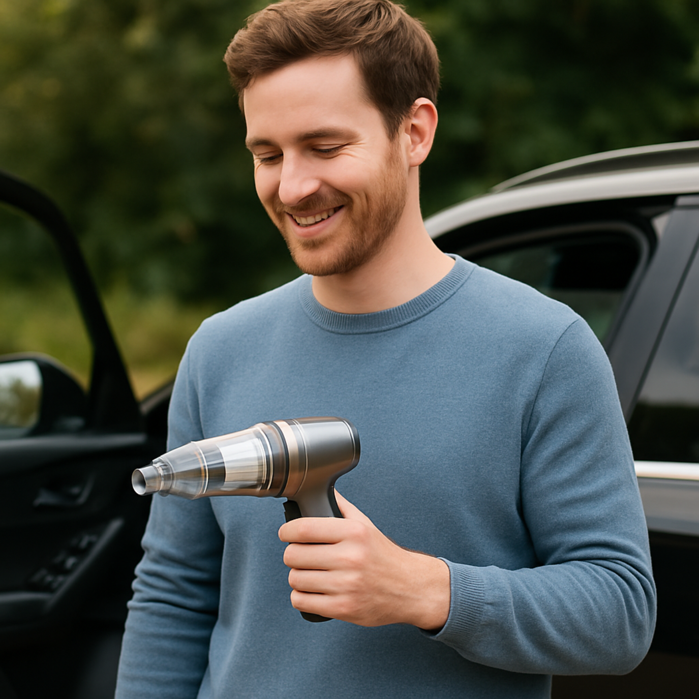 🚗 Aspirador Automóvel Sem Fios Ultra Potente — Limpeza Profunda em Qualquer Lugar