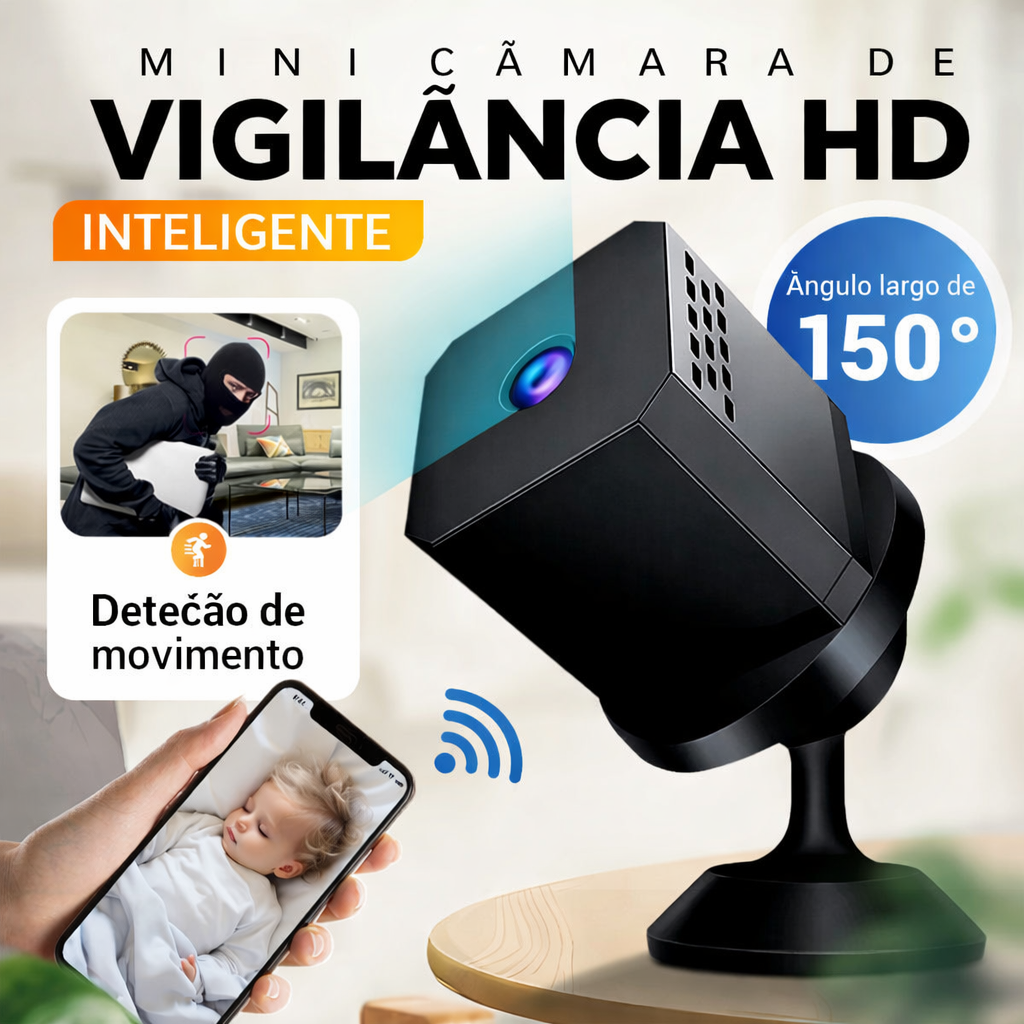 📷 Mini Câmara de Vigilância HD