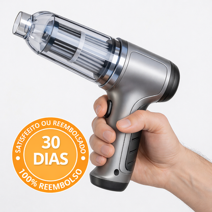 🚗 Aspirador Automóvel Sem Fios Ultra Potente — Limpeza Profunda em Qualquer Lugar